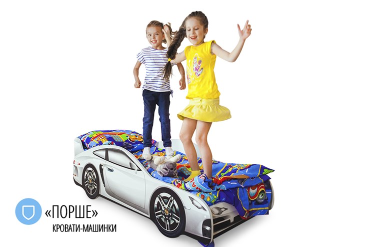 Детская кровать-машина Porsche в Южно-Сахалинске - изображение 4