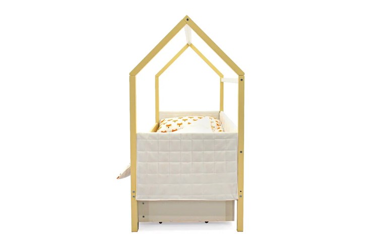 Детская кровать-домик «Svogen бежево-белый» мягкая в Южно-Сахалинске - изображение 5
