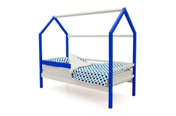 Кровать-домик детская Svogen сине-белый в Южно-Сахалинске - предосмотр 2