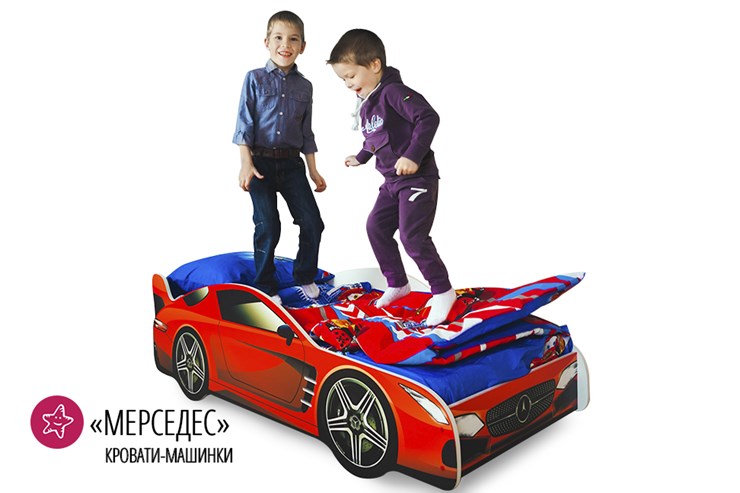 Кровать-машина детская Mercedes в Южно-Сахалинске - изображение 1