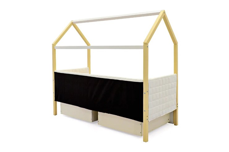 Детская кровать-домик «Svogen бежево-белый» мягкая в Южно-Сахалинске - изображение 6