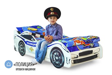 Детская кровать-машина Полиция в Южно-Сахалинске - предосмотр 1