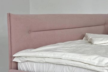 Кроватка 0.9 Альба, нежно-розовый (велюр) в Южно-Сахалинске - предосмотр 6