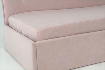 Детская кровать  0.9 Бест (Тахта), нежно-розовый (велюр) в Южно-Сахалинске - предосмотр 3