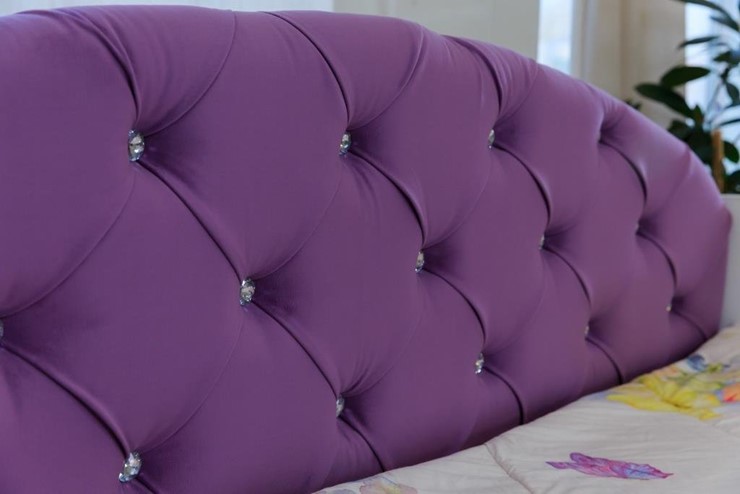 Детская кровать односпальная Эльза с бортиком, Фиолетовый (латы) в Южно-Сахалинске - изображение 5