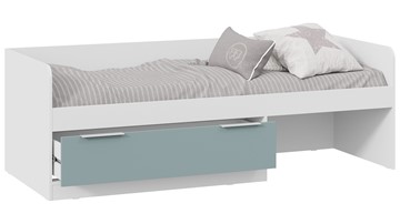 Кровать в детскую Марли Тип 1 (Белый/Серо-голубой) в Южно-Сахалинске - предосмотр 1
