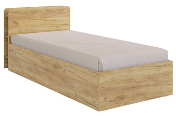1-спальная детская кровать Юниор 90х200 (дуб крафт золотой) в Южно-Сахалинске
