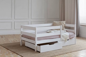 Детская кровать Софа с ящиками, цвет белый в Южно-Сахалинске - предосмотр 1