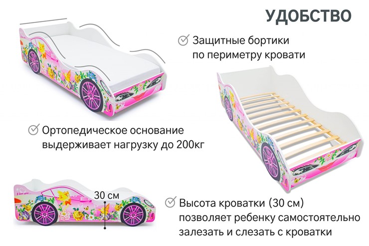 Кровать-машина в детскую Фея в Южно-Сахалинске - изображение 4