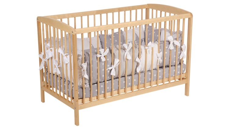Кроватка для новорожденных POLINI Kids Simple 101 Натуральный в Южно-Сахалинске - изображение 6
