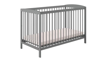 Кроватка для новорожденных POLINI Kids Simple 101 Серый в Южно-Сахалинске - предосмотр 1
