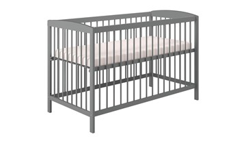 Кроватка для новорожденных POLINI Kids Simple 101 Серый в Южно-Сахалинске - предосмотр