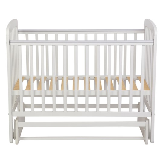 Кроватка для новорожденных с маятником POLINI Kids Simple 304 Белый в Южно-Сахалинске - изображение 3