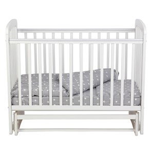 Кроватка для новорожденных с маятником POLINI Kids Simple 304 Белый в Южно-Сахалинске - предосмотр 7