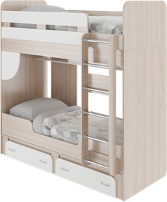 Детская двухэтажная кровать Остин М25 в Южно-Сахалинске - предосмотр