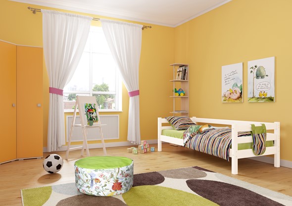 Детская кровать Соня, Вариант 2 Белый в Южно-Сахалинске - изображение