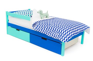 Кроватка Skogen classic мятно-синия в Южно-Сахалинске - предосмотр