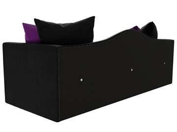 Диван-кровать Дориан, Черный/Фиолетовый (Микровельвет) в Южно-Сахалинске - предосмотр 6