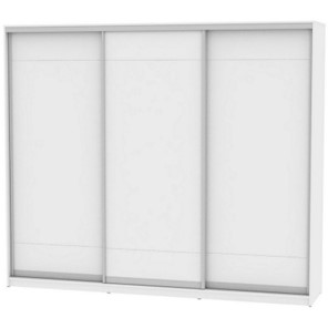 Шкаф 3-створчатый Белла (B-230х270х60-2) (792) (Двери D9+D9+D9), без зеркала, Белый в Южно-Сахалинске - предосмотр