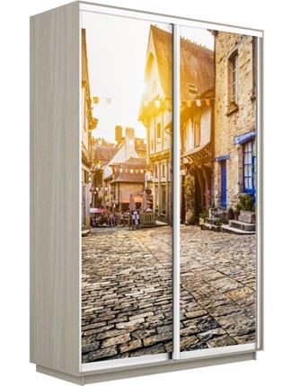 Шкаф 2-дверный Экспресс 1200x600x2400, Улица/шимо светлый в Южно-Сахалинске - изображение
