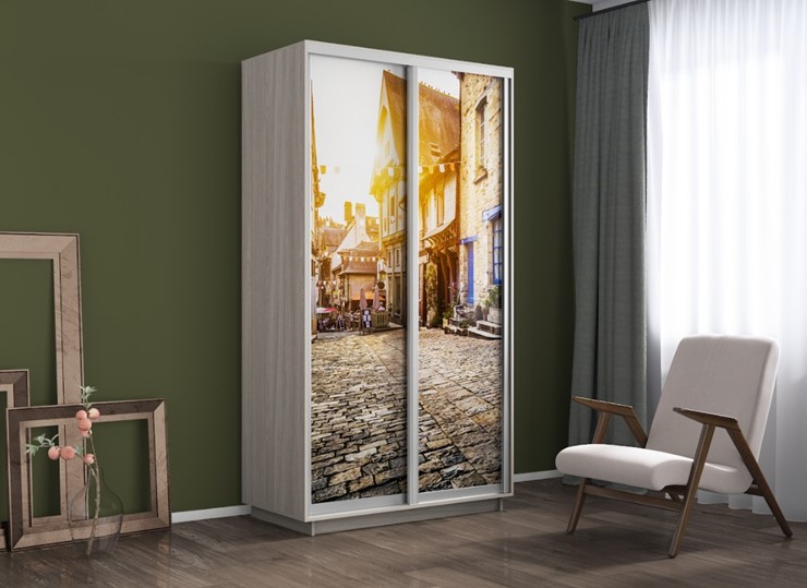 Шкаф 2-дверный Экспресс 1200x600x2400, Улица/шимо светлый в Южно-Сахалинске - изображение 3