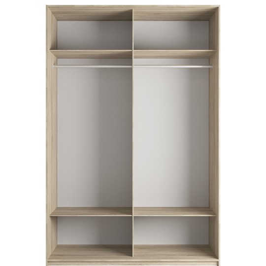 Шкаф 2-х дверный Эста (ДСП/ДСП) 1800x660x2200, серый диамант в Южно-Сахалинске - изображение 1