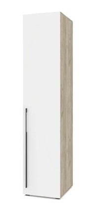 Шкаф-пенал С11, Серый дуб/Белый в Южно-Сахалинске - изображение
