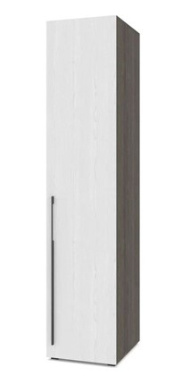Шкаф одностворчатый С11, Анкор темный/Анкор светлый в Южно-Сахалинске - изображение