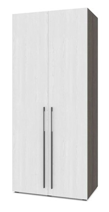 Распашной шкаф С22, Анкор темный/Анкор светлый в Южно-Сахалинске - изображение