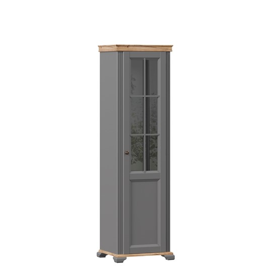 Шкаф в гостинную правый Амели (Оникс серый) ЛД 642.930 в Южно-Сахалинске - изображение 2