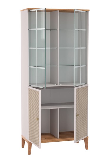 Шкаф-витрина 60.03 Бора (со стеклом) в Южно-Сахалинске - изображение 1