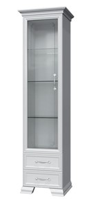 Шкаф-витрина Грация ШР-1, белый, 1 стекло, 420 в Южно-Сахалинске