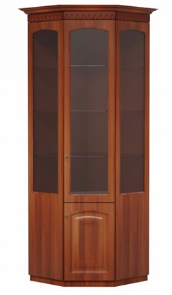 Угловой шкаф Гармония-4, витрина МЦН в Южно-Сахалинске - изображение
