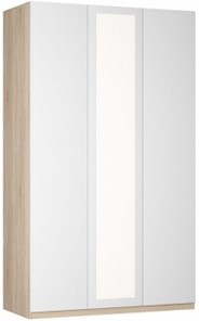 Шкаф распашной Реал (Push to open; R-230х135х60-1-PO-М), с зеркалом в Южно-Сахалинске - предосмотр
