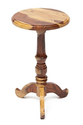 Кофейный столик Бомбей - 0237 палисандр, 35*35*60, натуральный (natural) арт.10046 в Южно-Сахалинске - изображение