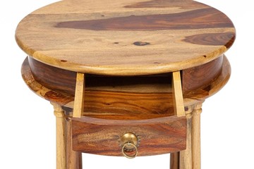 Кофейный стол Бомбей - 1149  палисандр, 45*45*60, натуральный (natural) арт.10049 в Южно-Сахалинске - предосмотр 1