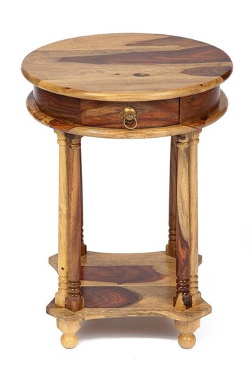 Кофейный стол Бомбей - 1149  палисандр, 45*45*60, натуральный (natural) арт.10049 в Южно-Сахалинске - изображение 2