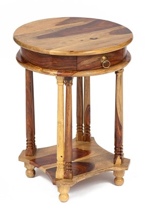 Кофейный стол Бомбей - 1149  палисандр, 45*45*60, натуральный (natural) арт.10049 в Южно-Сахалинске - изображение