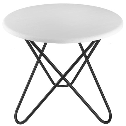 Круглый столик BeautyStyle-20 (белый/черный) в Южно-Сахалинске - изображение