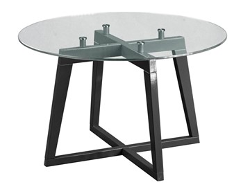 Стеклянный столик Рилле-445 (серый графит) в Южно-Сахалинске