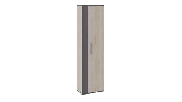 Шкаф двухстворчатый Нуар (Фон серый/Дуб сонома) в Южно-Сахалинске - изображение