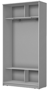 Шкаф 2-х створчатый 2300х1200х420 с двумя зеркалами ХИТ 23-4-12/2-55, Дуб Сонома в Южно-Сахалинске - предосмотр 1