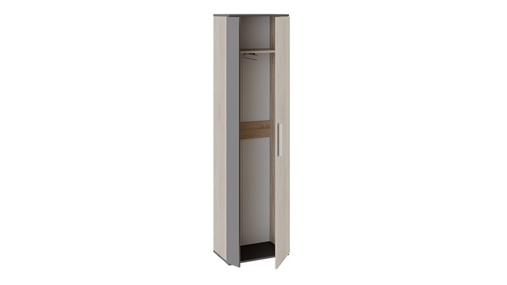 Шкаф двухстворчатый Нуар (Фон серый/Дуб сонома) в Южно-Сахалинске - изображение 1