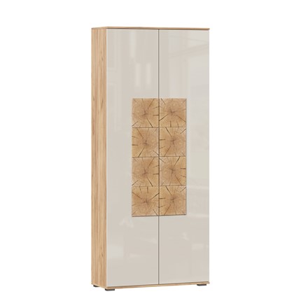 Шкаф двухстворчатый Фиджи, 659310, дуб золотой/кашемир в Южно-Сахалинске - изображение