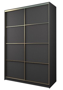 Шкаф 2-х створчатый MAX МШ-23-6-16-11, Профиль Золото/Цвет Графит в Южно-Сахалинске