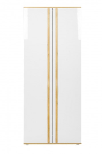 Шкаф Марта-2 ЛД 136.020, Дуб золотой/Белый глянец в Южно-Сахалинске - изображение 1