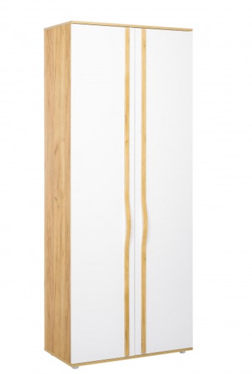 Шкаф Марта-2 ЛД 136.020, Дуб золотой/Белый глянец в Южно-Сахалинске - изображение 3
