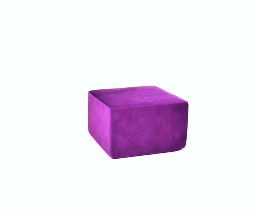 Пуф Тетрис 50х50, фиолетовый в Южно-Сахалинске - изображение