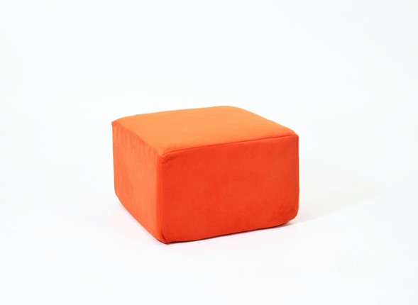 Пуф Тетрис 50х50, оранжевый в Южно-Сахалинске - изображение