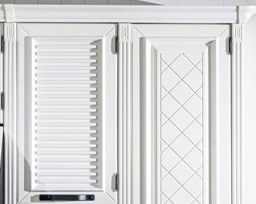Модульный кухонный гарнитур Марина 2400(Белый/Алебастр) в Южно-Сахалинске - предосмотр 3